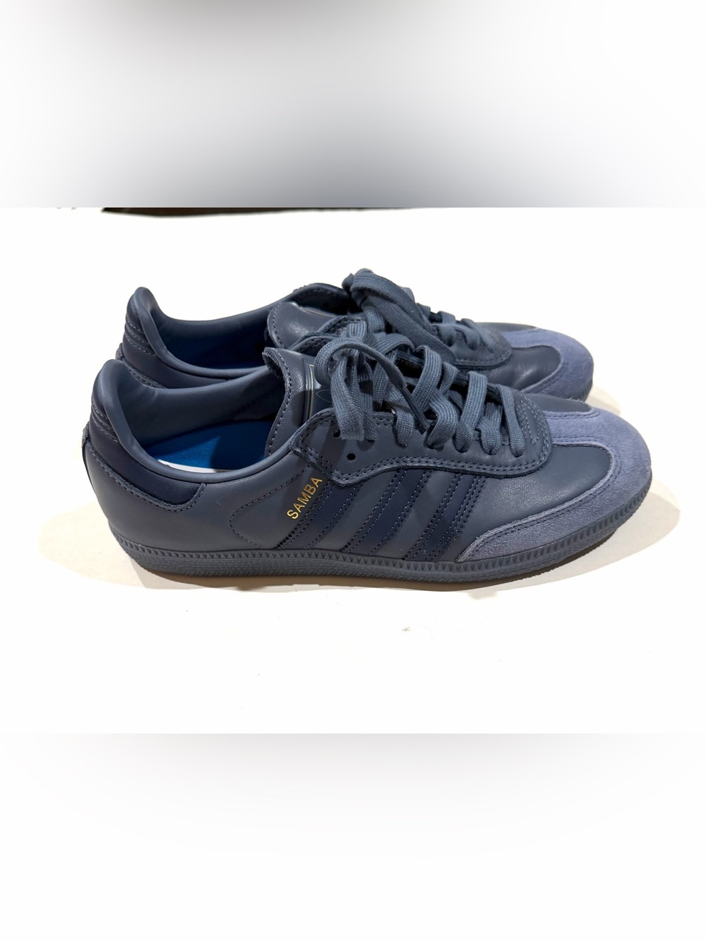 adidas Samba Adv  Mens Blue Sneakers Athletic Shoes JH8803 US MENS SIZE 7